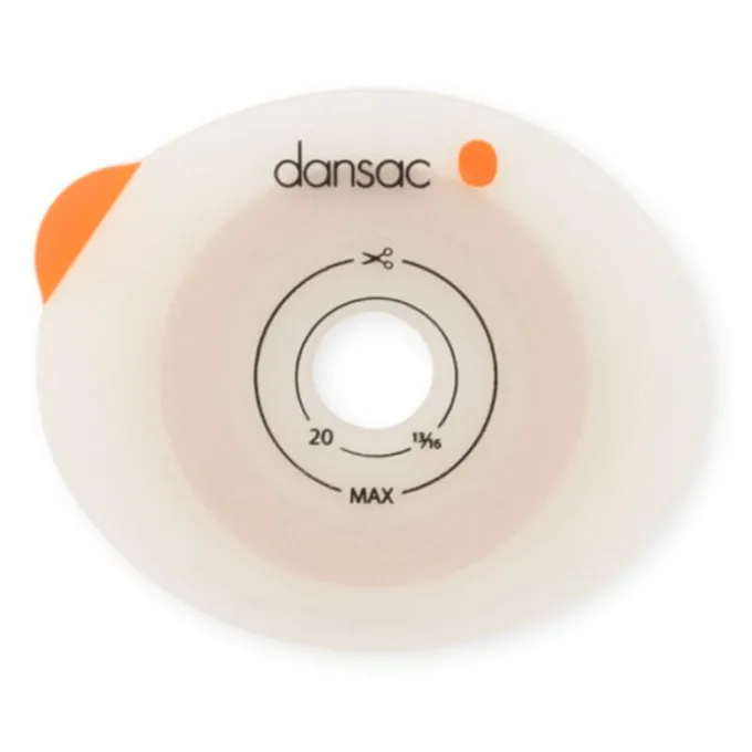 Placca Per Colostomia Stomi Non Introflessi Dansac Novalifetre 2 Convessa Ritagliabile 15-59 Mm 5 Pe