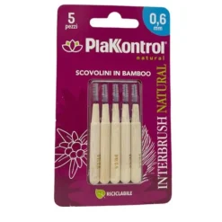 PLAKKONTROL INTERBRUSH 0,6MM 5 PEZZI