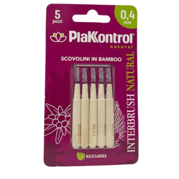 Plakkontrol Natural Kontrol Interbrush 0,4Mm 5 Pezzi