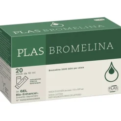 Plas Bromelina 20 Stick Pack Ritenzione Idrica