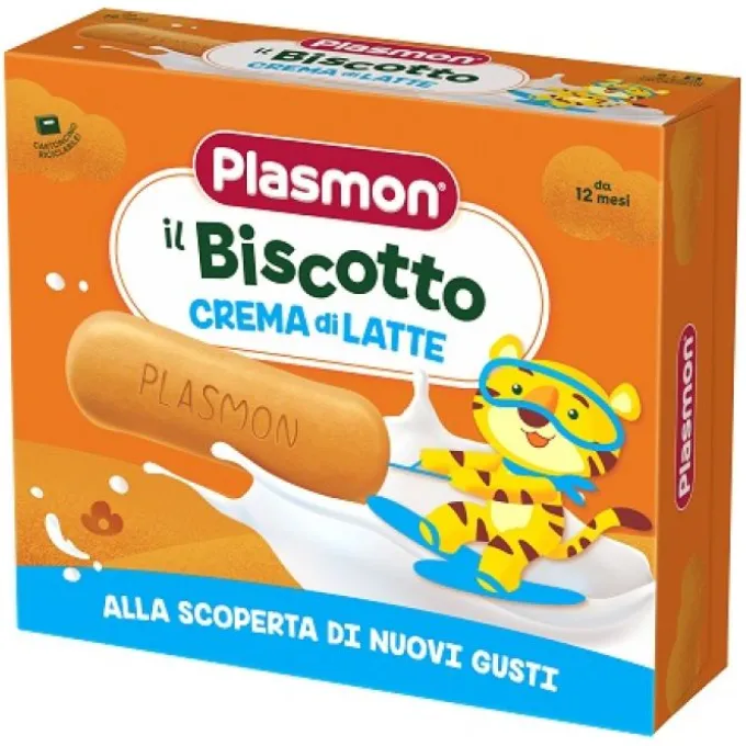PLASMON BISCOTTO CREMA LATTE 8 PEZZI DA 40G