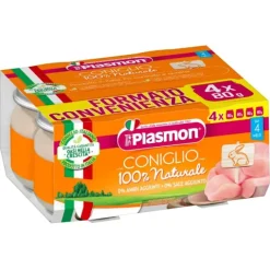 Plasmon (Heinz Italia Spa) Plasmon Omog Coniglio 4X80G Carne