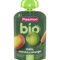 Plasmon Mela Carota Mango Bio Pouches 100 G Frutta