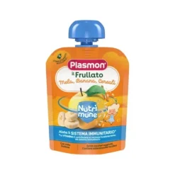 Plasmon Nutri-Mune Mela/Banana/Cereali 85 G Merende E Snack
