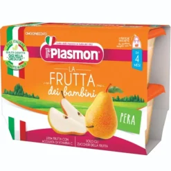 Plasmon Omogeneizzati Di Frutta Sapori Di Natura Alla Pera 4X100 G +4M