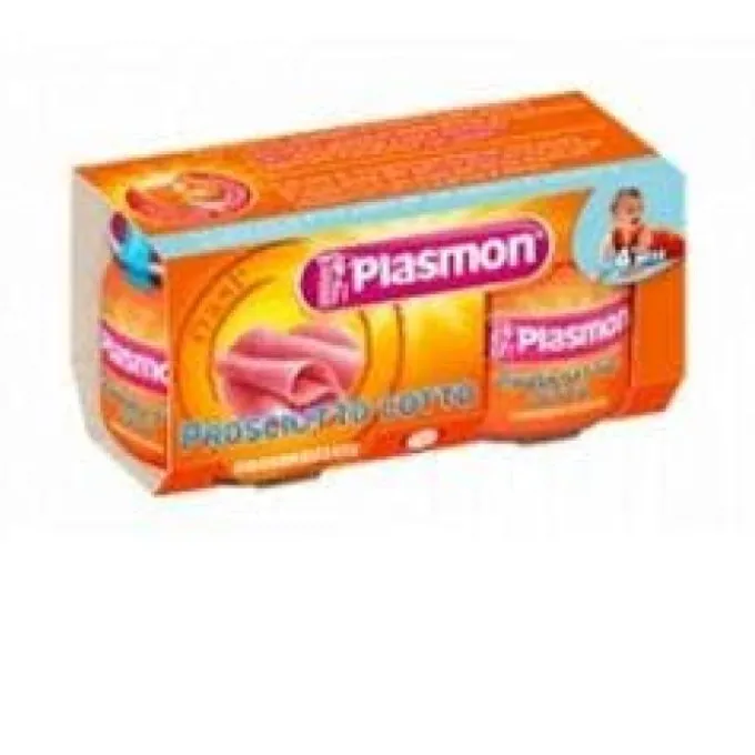 Plasmon Omogeneizzato Di Carne Prosciutto Cotto 2X120 G +4M