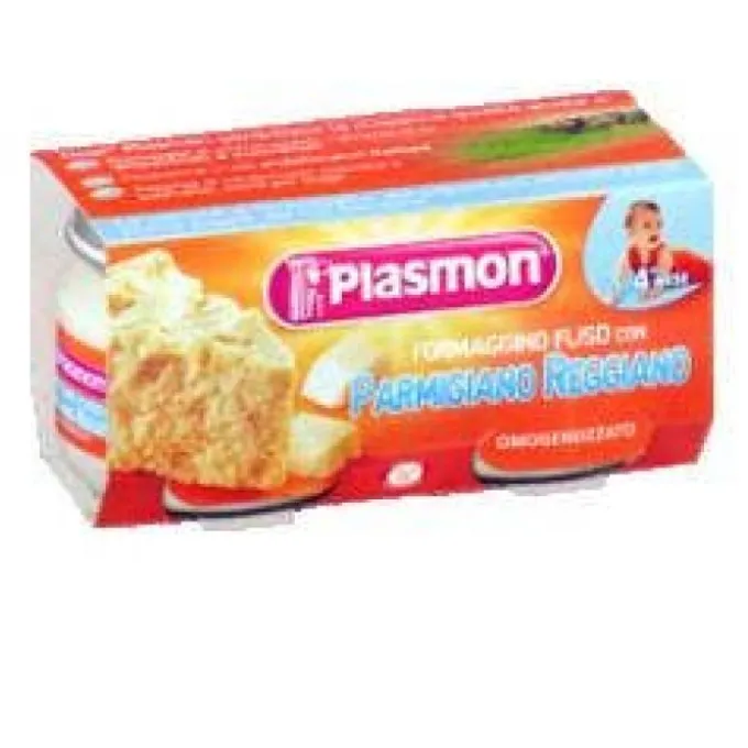 Plasmon Omogeneizzato Formaggino E Parmiggiano 2 Vasetti Da 80 G Formaggio