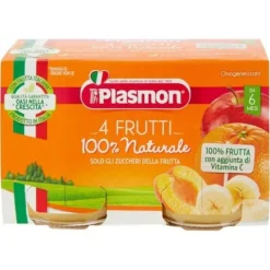 Plasmon Omogeneizzato 4 Frutti 2 X 80 G Frutta