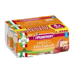 Plasmon Omogeneizzato Manzo 4X80 Gr Carne