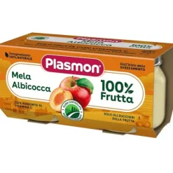Plasmon Omogeneizzato Mela Albicocca 160 G Frutta