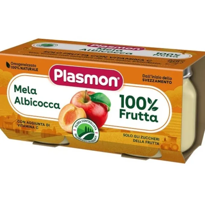 Plasmon Omogeneizzato Mela Albicocca 160 G Frutta