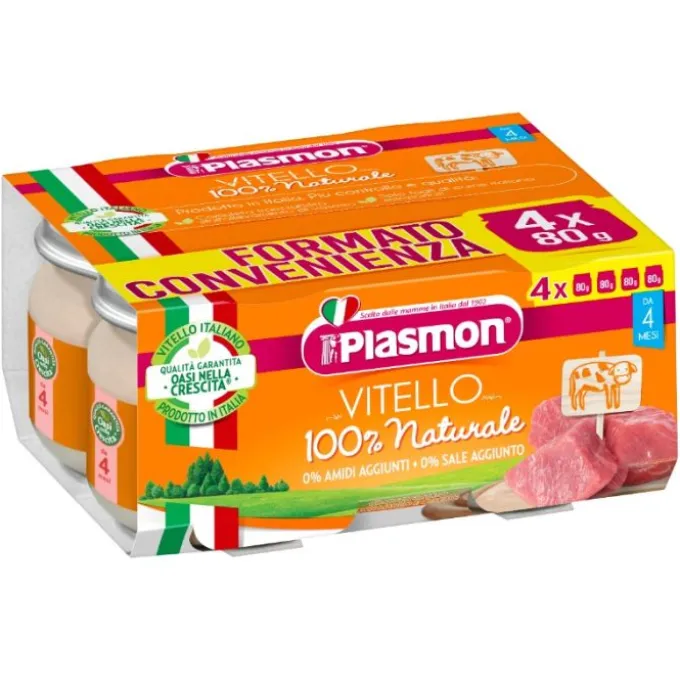 Plasmon Omogeneizzato Vitello 4X80 Gr Carne