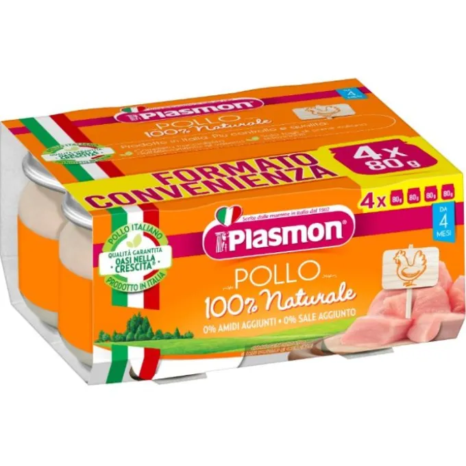 Plasmon Omogenizzato Pollo 4X80 G Carne