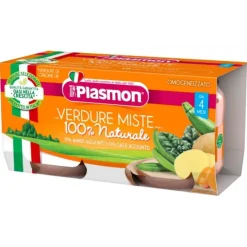 Plasmon Omogenizzato Verdure Miste 2 Vasetti Da 80 G
