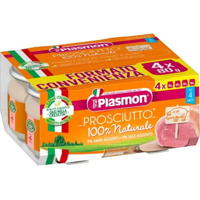 Plasmon Omog Prosciutto 4X80G Carne