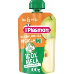 Plasmon Spremi E Gusta Succo Alla Mela 100Ml +6M Merende E Snack