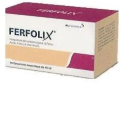 Pl Pharma Ferfolix 10Flaconcini Gravidanza E Allattamento