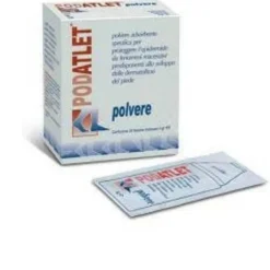 Podatlet Polvere Adsorbente Epidermide Piedi 24 Bustine 3 G
