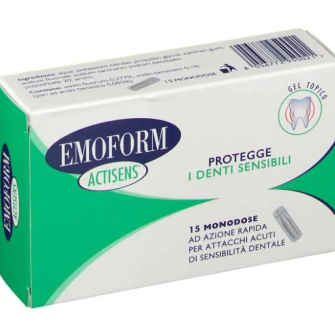 Polifarma Benessere Emoform Actisens Gel Topico Per Denti Sensibili 15 Dosi