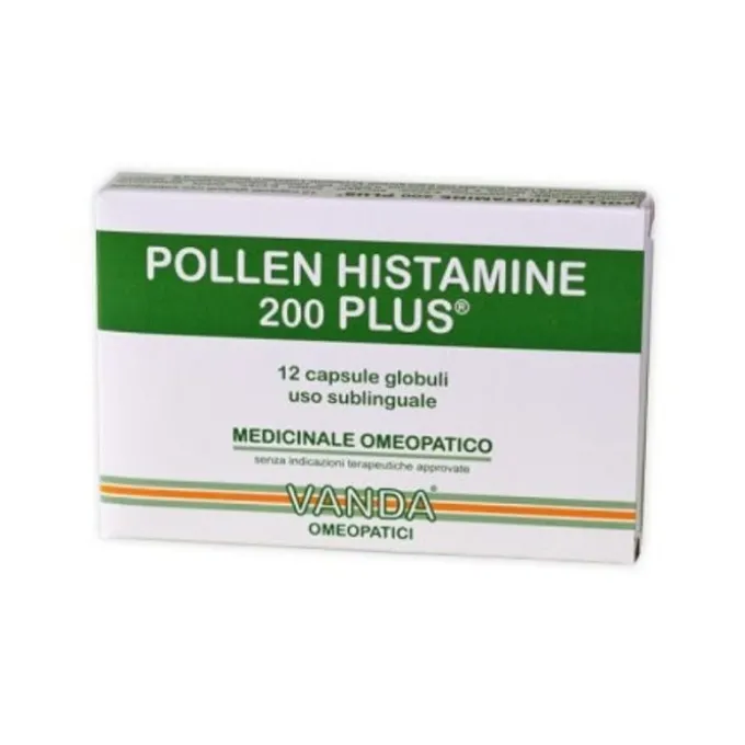 Pollen Histamine 200 Plus 12 Capsule Globuli Omeopatia