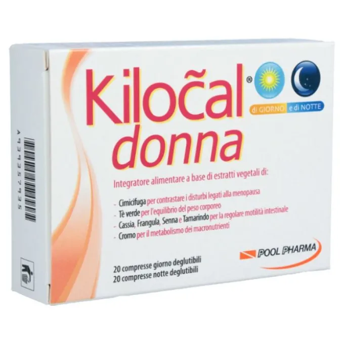 Pool Kilocal Donna Giorno E Notte Integratore Diete Ipocaloriche 40 Compresse