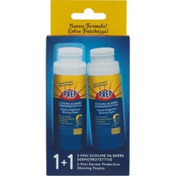 Prep Schiuma Barba Classica 2 Pezzi Da 50 Ml