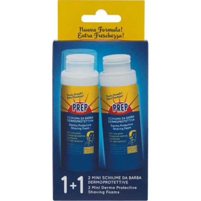 Prep Schiuma Barba Classica 2 Pezzi Da 50 Ml