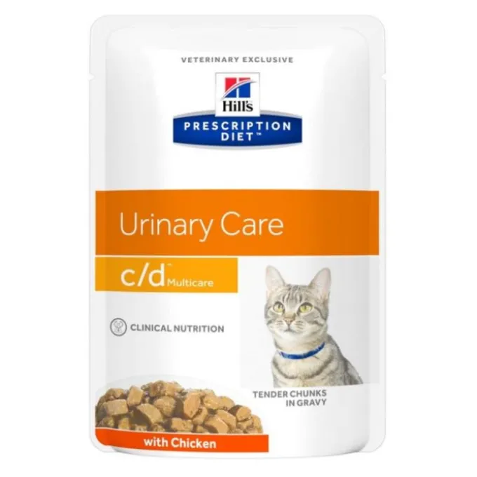 Prescription Diet Feline Urinary Care C/D Chicken 85 G Salute Delle Vie Urinarie