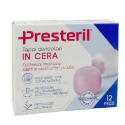 Presteril Tappi Auricolari Cera 12 Pezzi