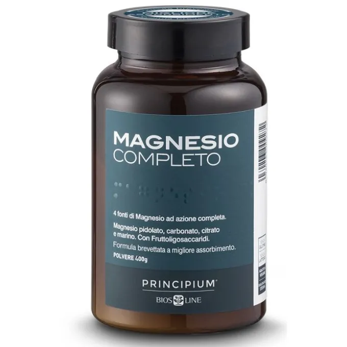 Principium Magnesio Completo Integratore Muscolare 400 G Stress