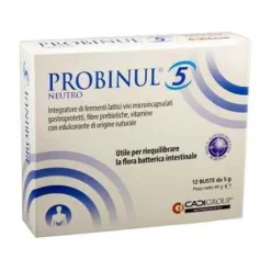 Probinul 5 Neutro Integratore Simbiotico 12 Bustine Fermenti Lattici