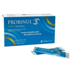 Probinul 5 Oro Solubile 12 Stickpack - Integratore Alimentare Fermenti Lattici