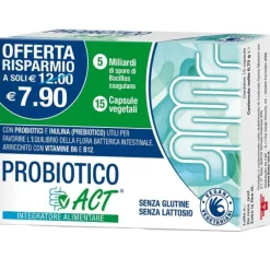 Probiotico Act 15 Capsule Fermenti Lattici
