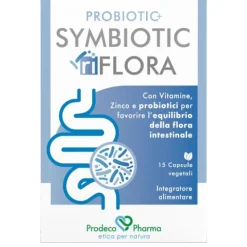 Probiotic+ Symbiotic Riflora 15 Capsule Lassativi Azione Delicata