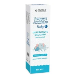 Profar Sempre Asciutto Detergente Delicato Corpo Capelli Baby 500 Ml Detergenti