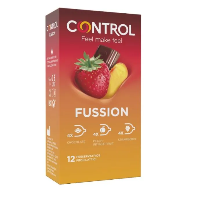 Profilattico Control Fussion Ceo123 12 Pezzi Preservativi