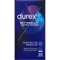 Profilattico Durex Settebello Extra Sicuro 10 Pezzi Preservativi