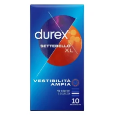 Profilattico Durex Settebello Extralarge 10 Pezzi Preservativi