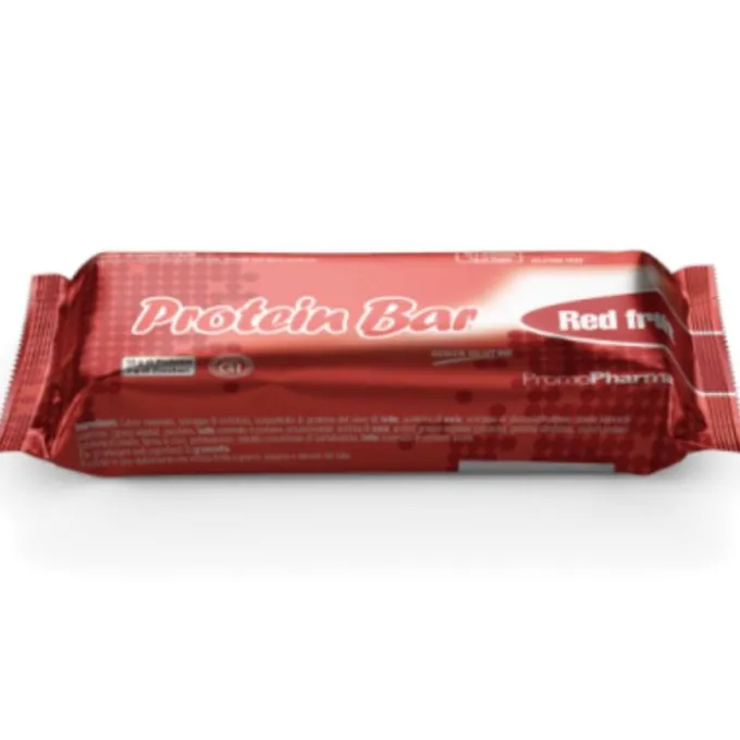 Promopharma Protein Barretta Bar Red Fruit Da 45G Alimenti Iperproteici
