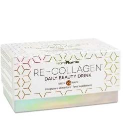 Promopharma Re-Collagen Daily Beauty Drink 20 Stick Pack Salute Della Pelle Ed Anti-Invecchiamento