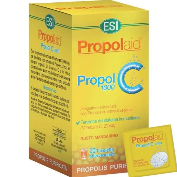 Propolaid Propol C 1000 Mg 20 Tav. Effervescenti Energia E Ricarica