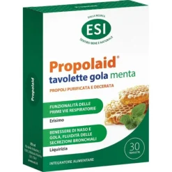 Propolaid Propolgola Masticabile Menta 30 Tavolette Disinfettanti Bocca E Gola Pastiglie