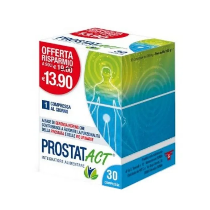 Prostatact Integratore Per La Prostata 30 Compresse Salute Intima Uomo