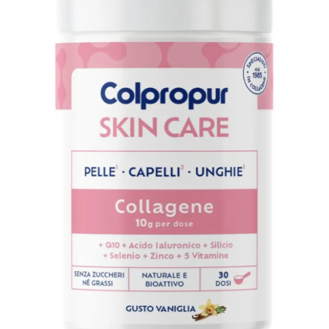 Protein Colpropur Skin Care Collagene 306G Vaniglia Alimenti Normali