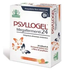 Psyllogel Megafermenti 24 Integratore Fermenti Lattici Gusto Ace 12 Bustine