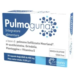 Pulmoguna 30 Capsule Disinfettanti Bocca E Gola Pastiglie