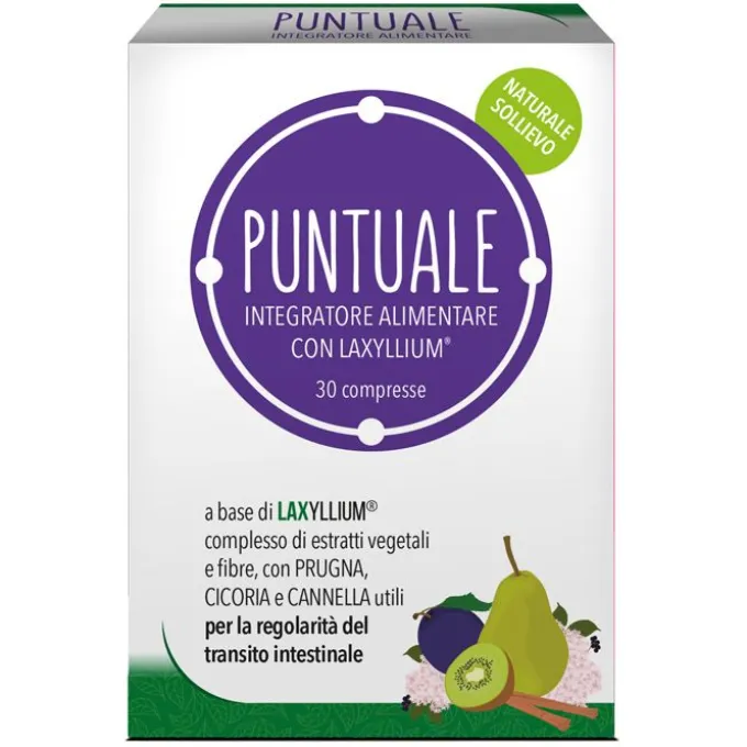 Puntuale Con Laxyllium 30 Compresse Lassativi Azione Delicata