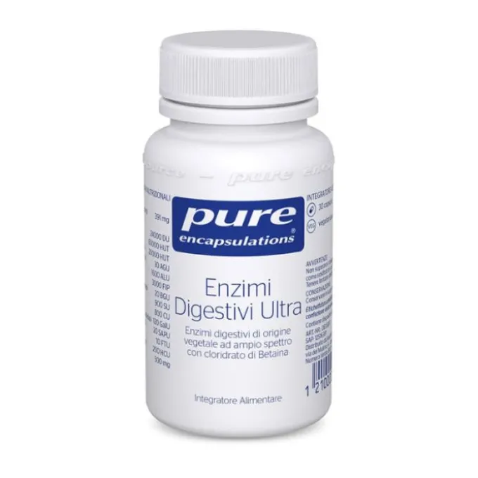 Pure Encapsulations Enzimi Digestivi Ultra Integratore Per La Corretta Digestione 30 Capsule