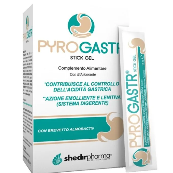 Pyrogastr 20 Stick Gel Da 15 Ml Acidita'