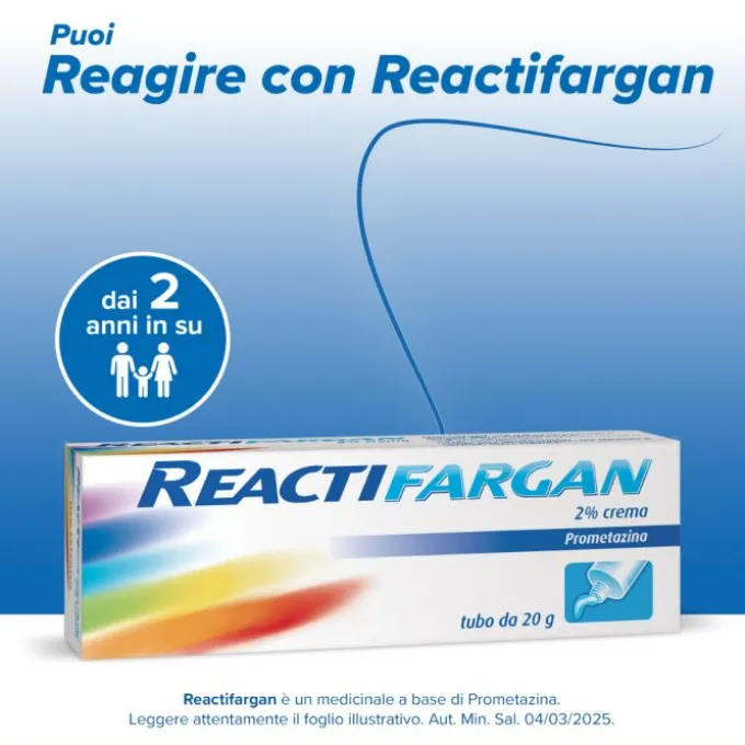 Reactifargan Crema Per Punture D'insetti 20Gr
